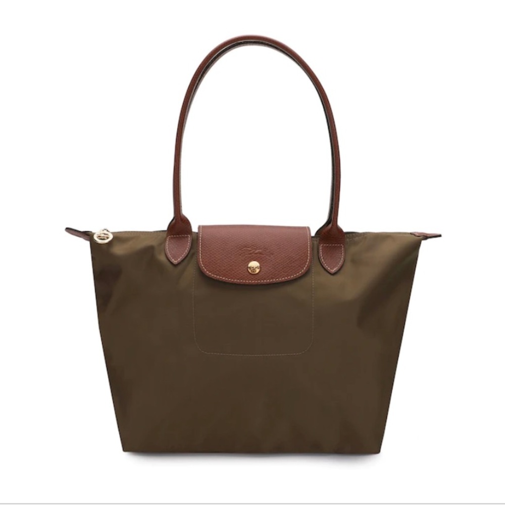 Longchamp Le Pliage Olive Green large bag
